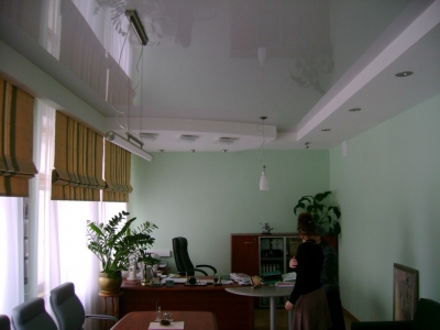 Натяжные потолки в офисе, кабинете_25
